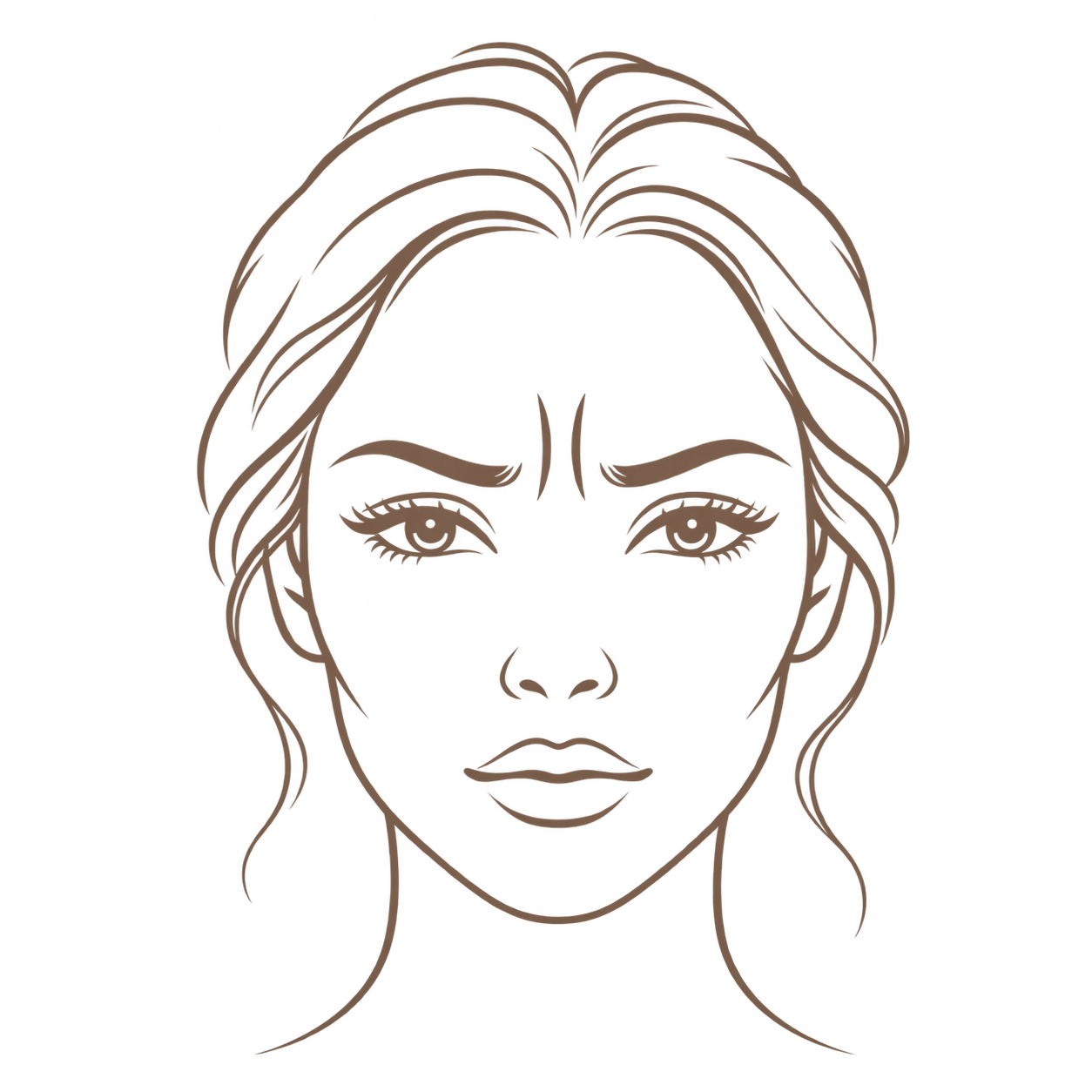 11 lines  dysport / botox treatment area