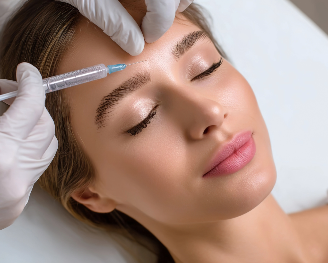 photo of patient receiving botox as a migraine treatment at the Carmichael Medical Clinic