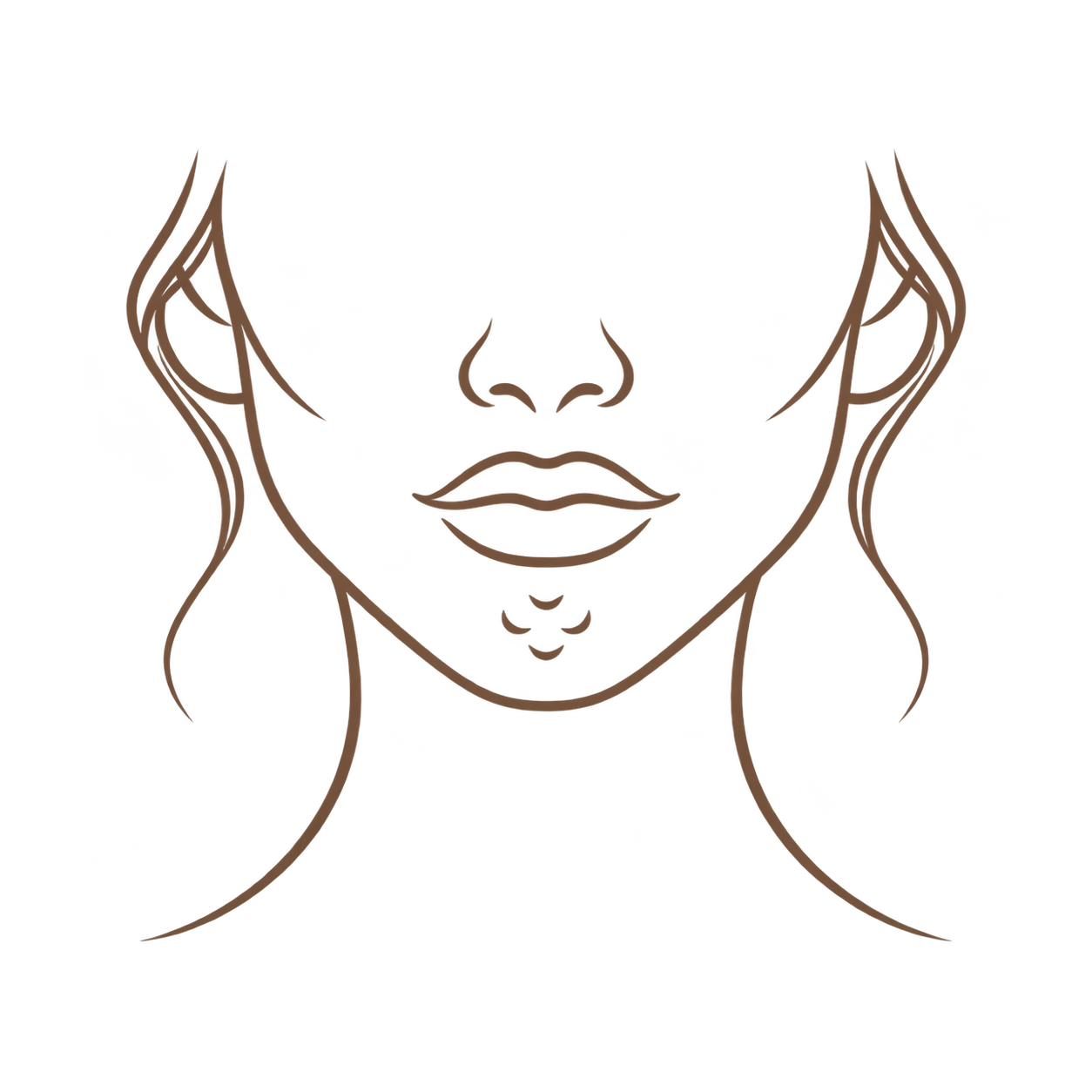 Chin Dimpling (Pebble Chin) dysport / botox treatment area