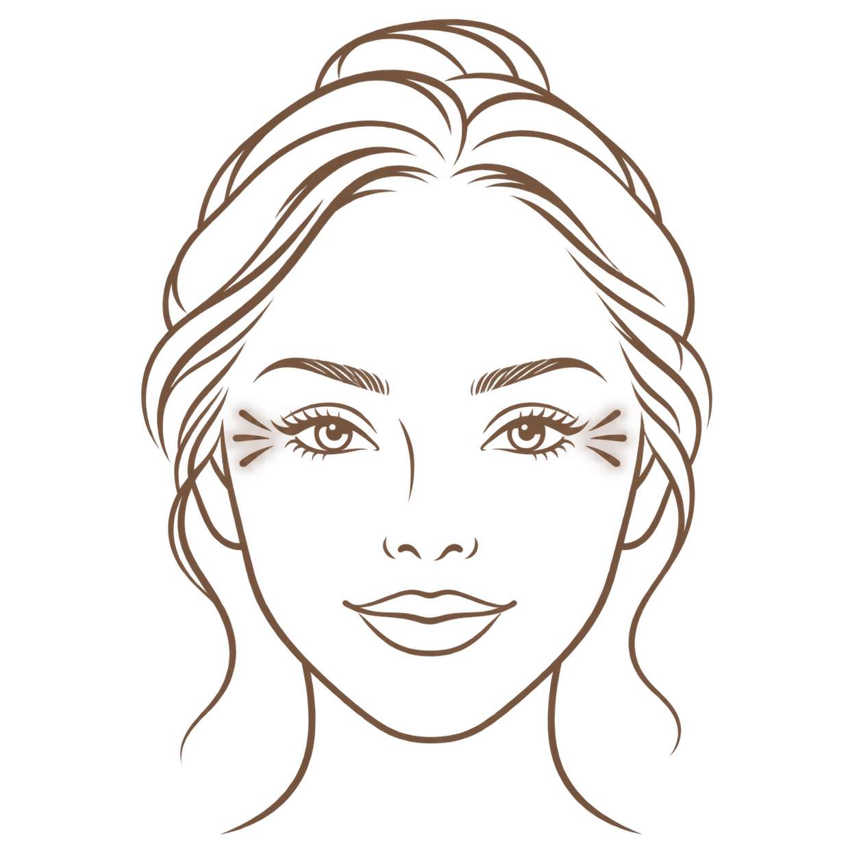 crows feet  dysport / botox treatment area