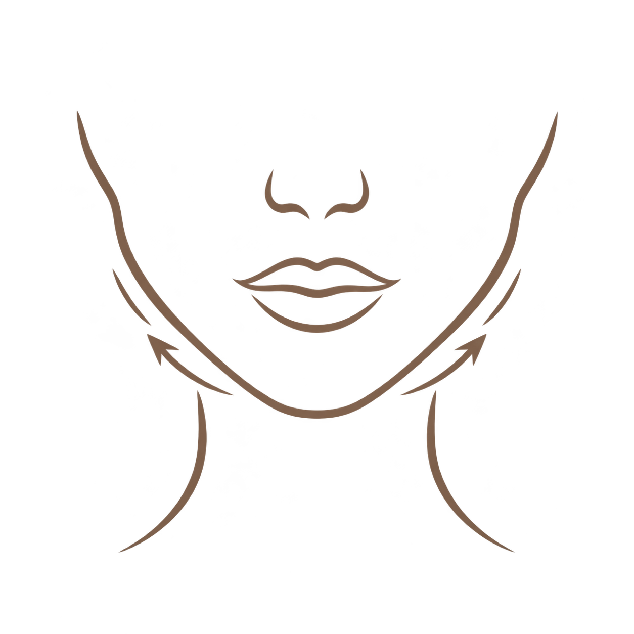 jawline slimming  dysport / botox treatment area